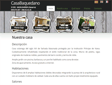 Tablet Screenshot of casabaquedano.com